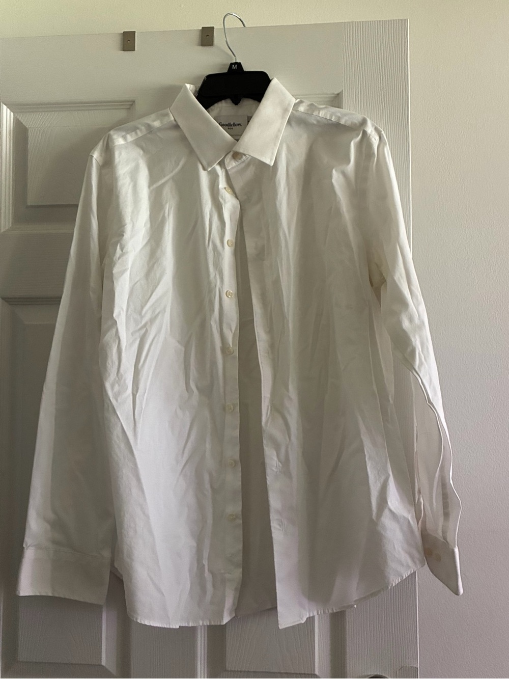 Goodfellow & Co White Men's Long-Sleeve Button-Up Shirt